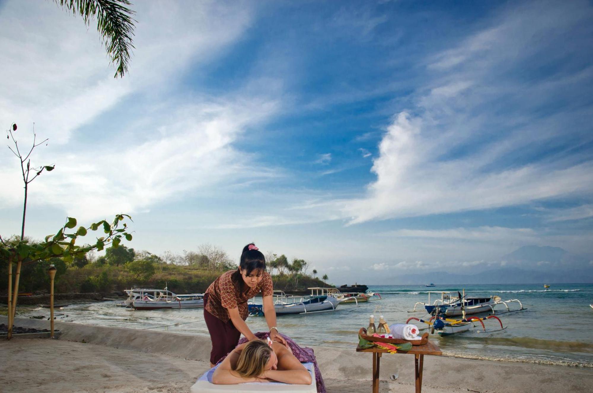 Bay Shore Huts Lembongan Exterior foto